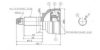 KIA 0K2NA22610 Joint Kit, drive shaft